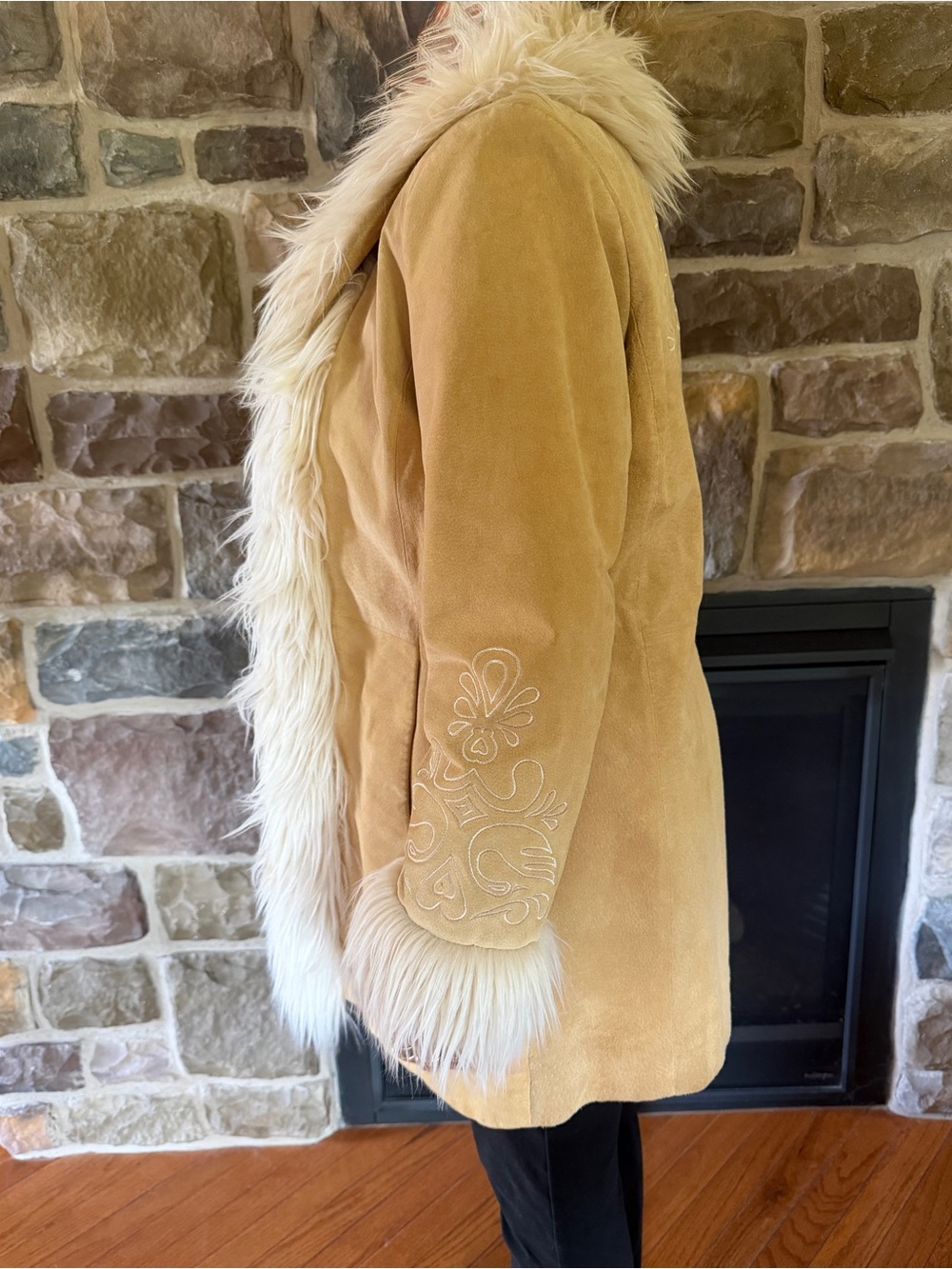 Mixit 100% Suede Penny Lane Coat - Picture 10 of 11